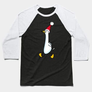 Funny Christmas goose Baseball T-Shirt